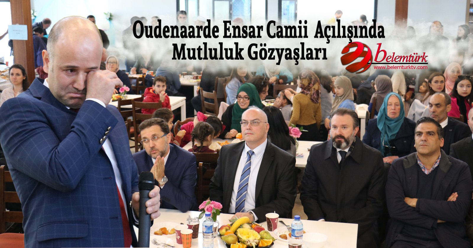 Oudenaarde Ensar Camii Açılışına Mutluluk Göz Yaşları Damga Vurdu