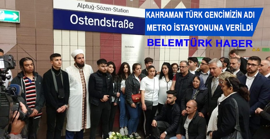 KAHRAMAN TÜRK GENCİMİZİN ADI  METRO İSTASYONUNA VERİLDİ
