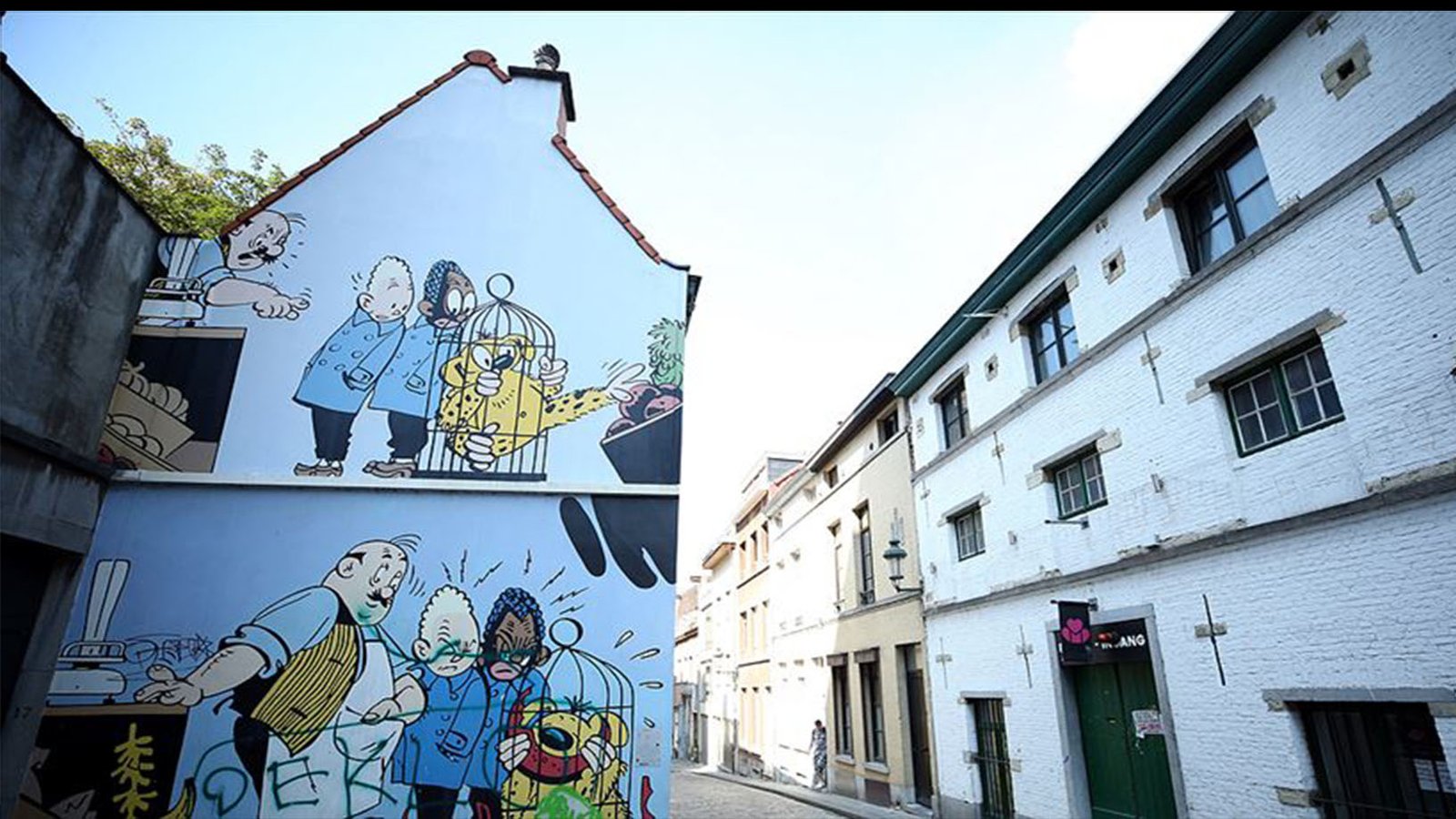 Brüksel’de çizgi kahramanlar sokaklarda yaşatılıyor