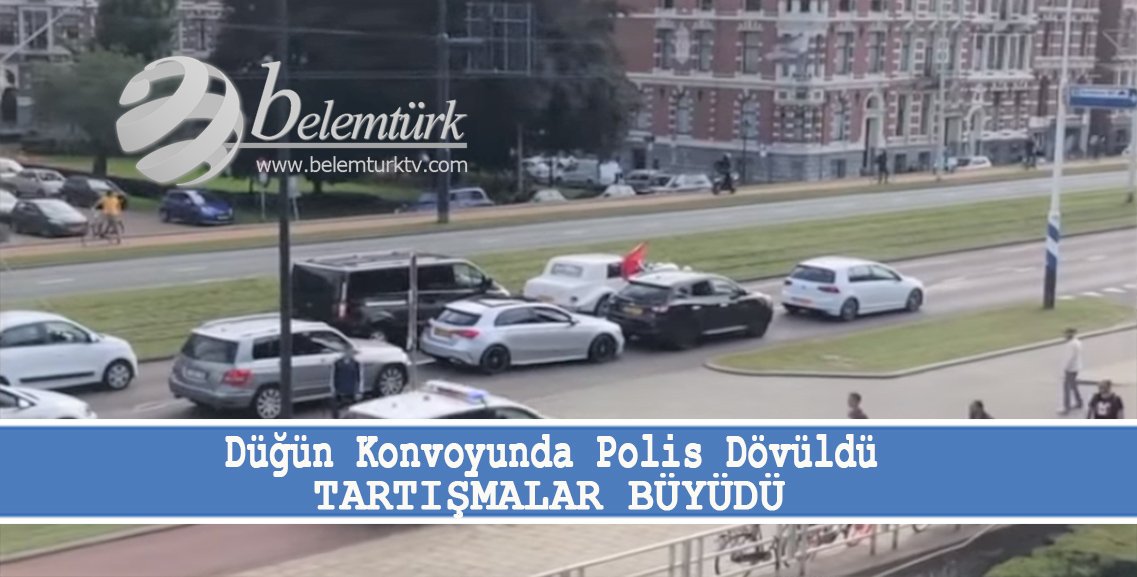 Düğün konvoyunu durduran polis dövüldü, tartışmalar alevlendi