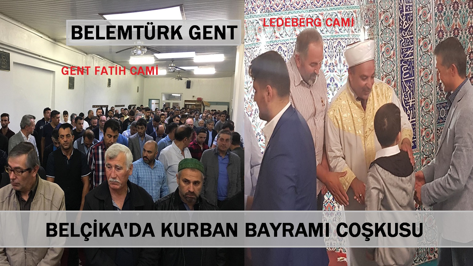 Belçika’da Kurban Bayramı Coşkusu