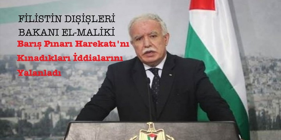 Filistin’den ‘Barış Pınarı Harekatı’nı kınadığı iddialarına’ yalanlama