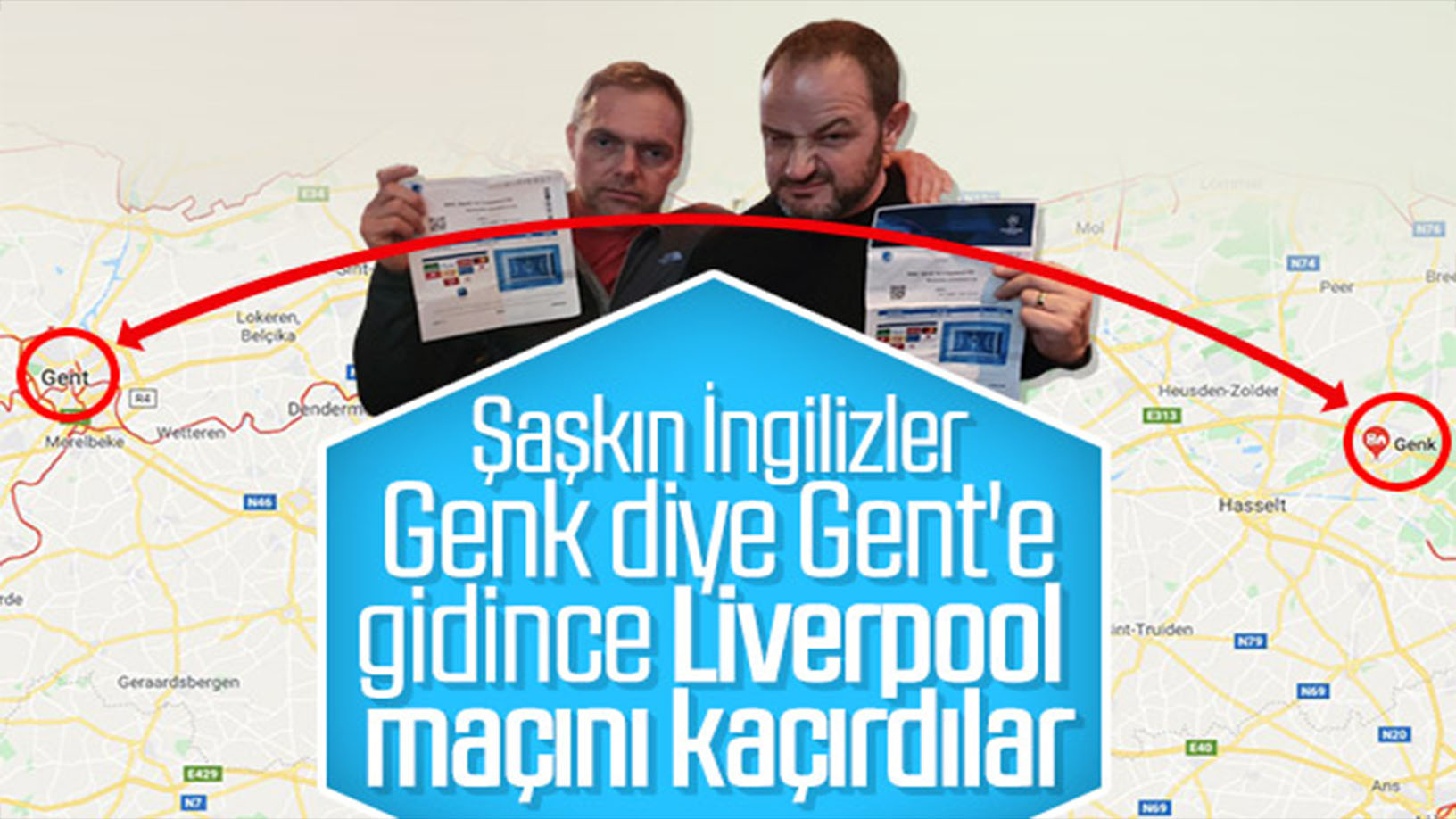Genk yerine Gent’e gidince Şampiyonlar Ligi maçını izleyemediler
