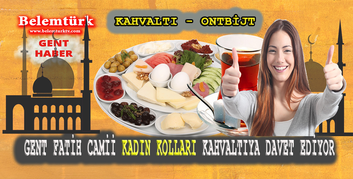 Gent Fatih Camii Kadın Kolları Sezonun İlk Yardım Kahvaltısını Düzenliyor