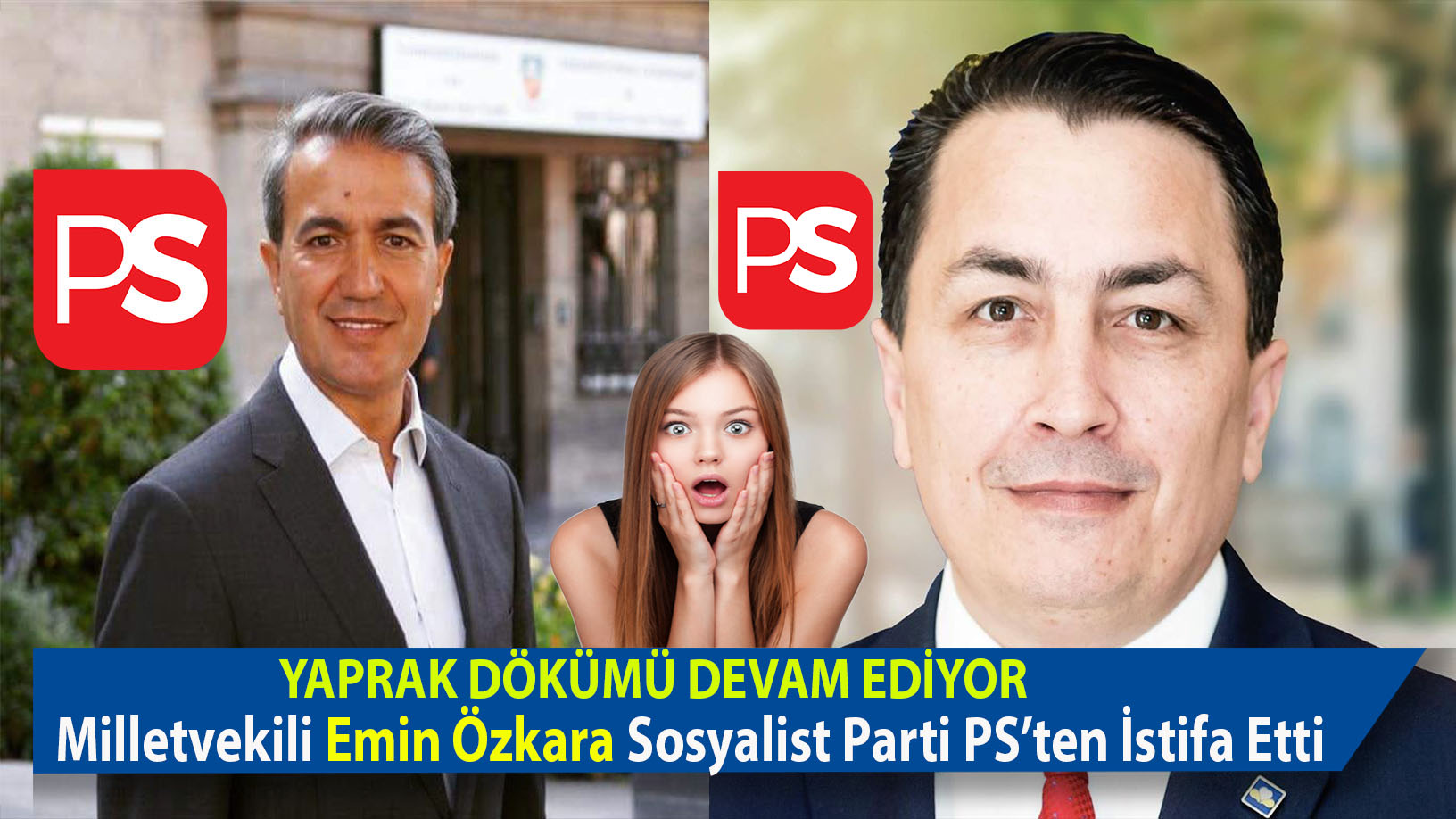 Emir Kır’ın PS Partisi’nden İhraç edilmesinin şoku devam ederken Emin Özkara’ da istifasını açıkladı.