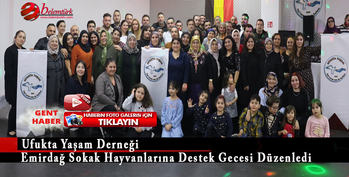 “Ufukta Yaşam Derneği”, Emirdağ Sokak Hayvanlarına Destek Gecesi Düzenledi.