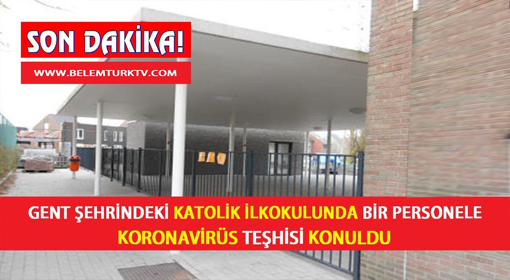 Gent Wondelgem’deki katolik ilkokulda bir personele koronavirüs teşhisi
