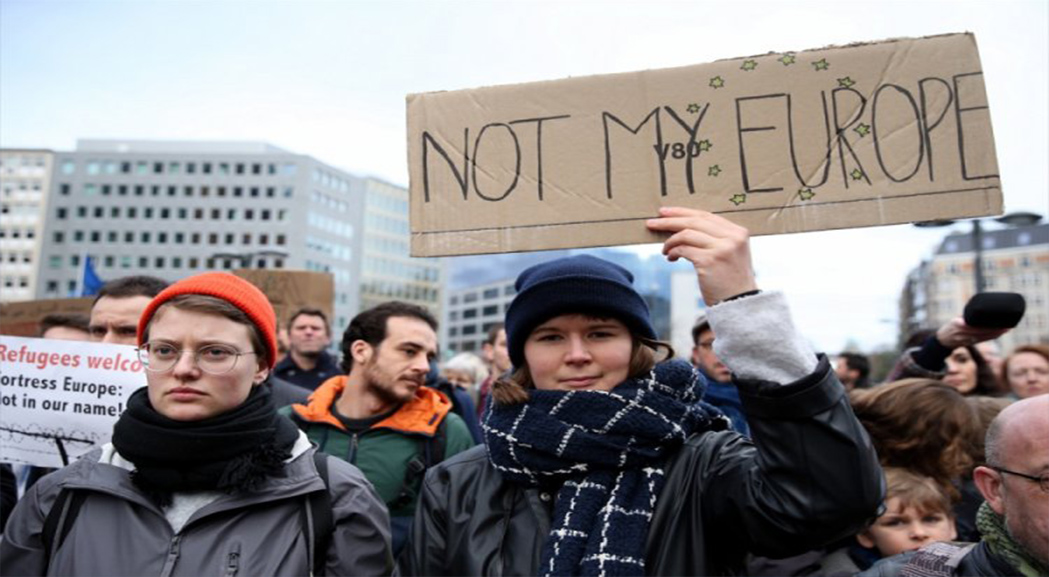 AB’nin ve Yunanistan’ın göç politikaları protesto edildi