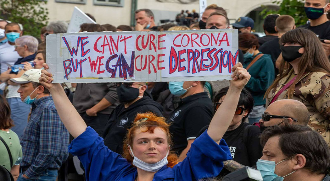 Belçika’da eğlence sektörü çalışanları salgın tedbirlerini protesto etti