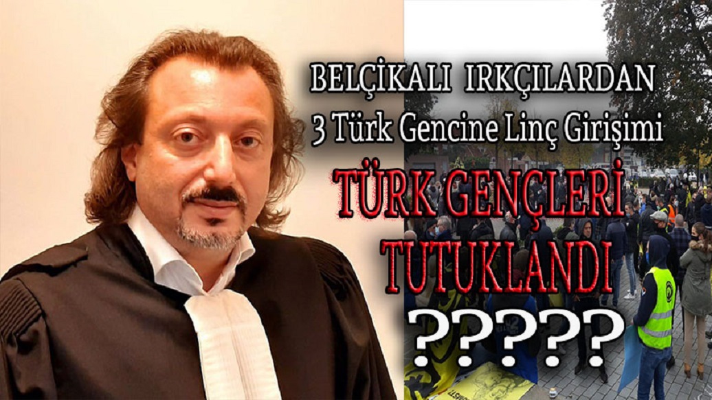 Belçikalı ırkçılar, göstericilerin arasında kalan 3 Türk gencini linç etmeye kalktılar