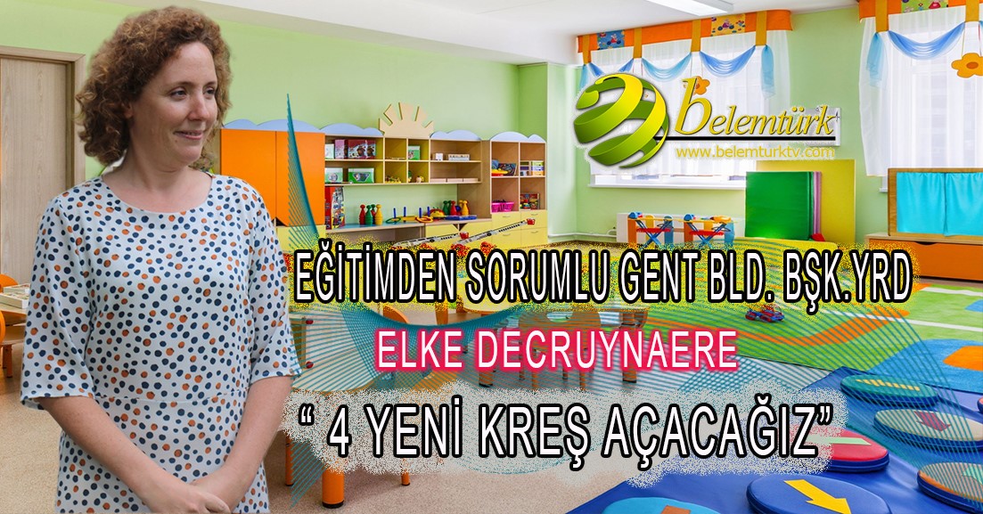 Gent belediyesi, kreş sorununu çözmek için 4 yeni kreş açacak.