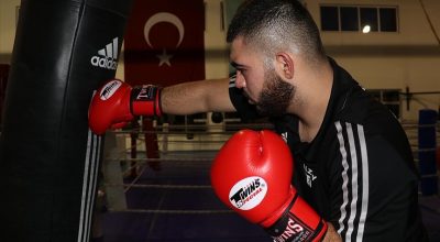 Gurbetçi boksör yumruğunu Türkiye için sallayacak