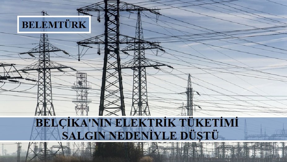 Belçika’nın elektrik tüketimi salgın nedeniyle düştü