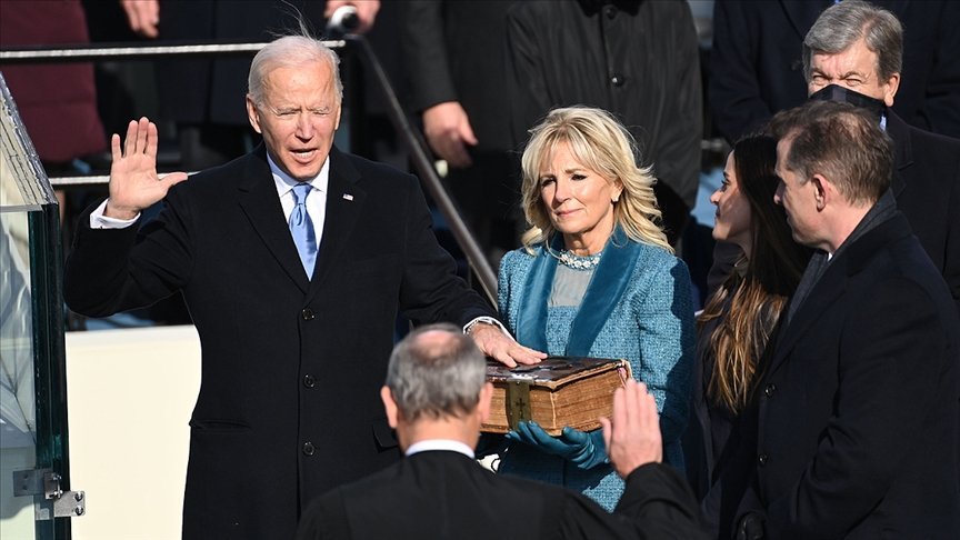 Joe Biden yemin ederek ABD’nin 46. başkanı oldu