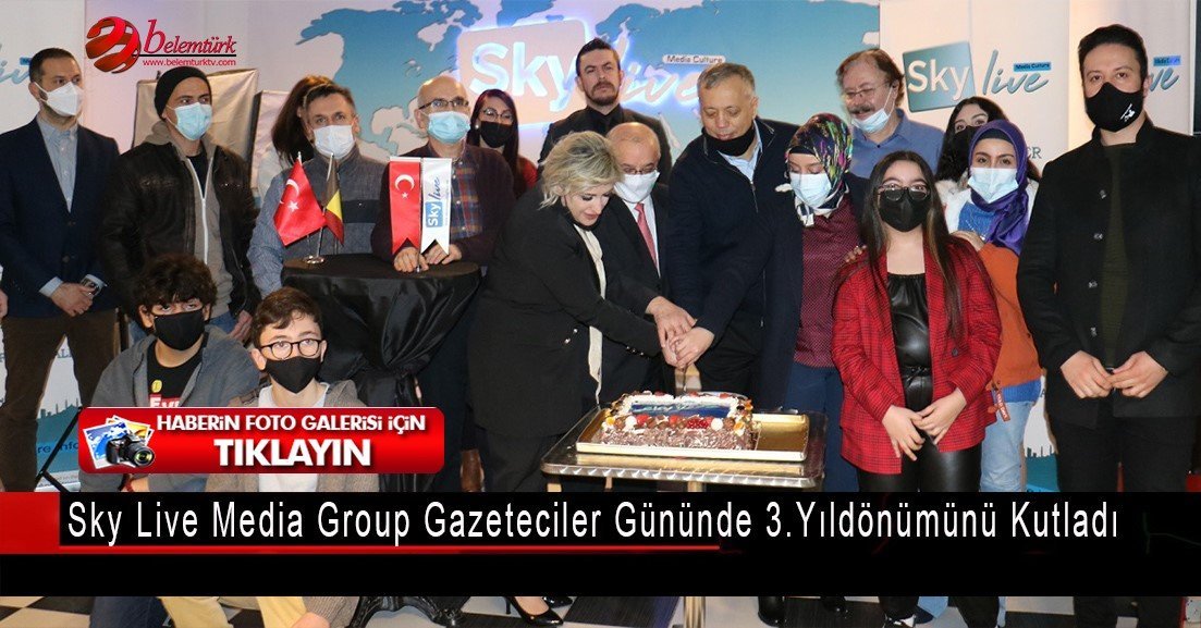 Brüksel’de Sky Live Media Group gazeteciler gününde 3. yıldönümünü kutladı.