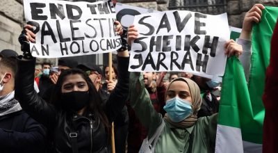 Belçika’da İsrail’in Filistin halkına yönelik saldırıları protesto edildi