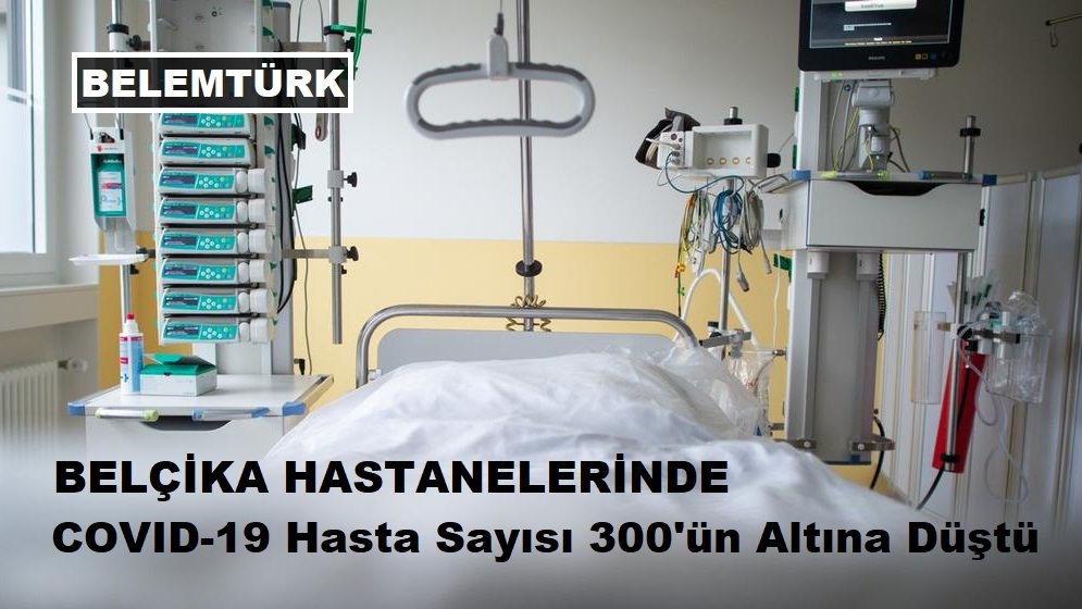 Belçika hastanelerinde COVID-19 hasta sayısı 300’ün altına düştü