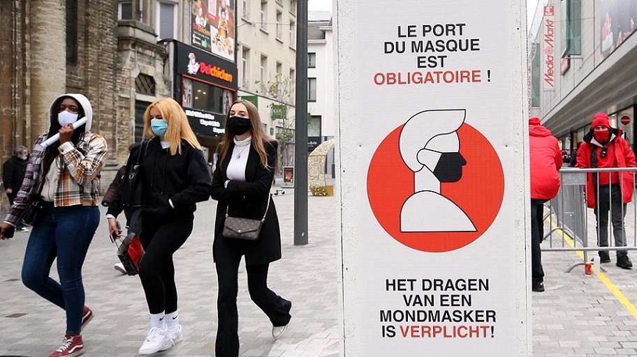 Belçika’da günlük Kovid-19 vaka sayısı yeniden 1500’ü geçti