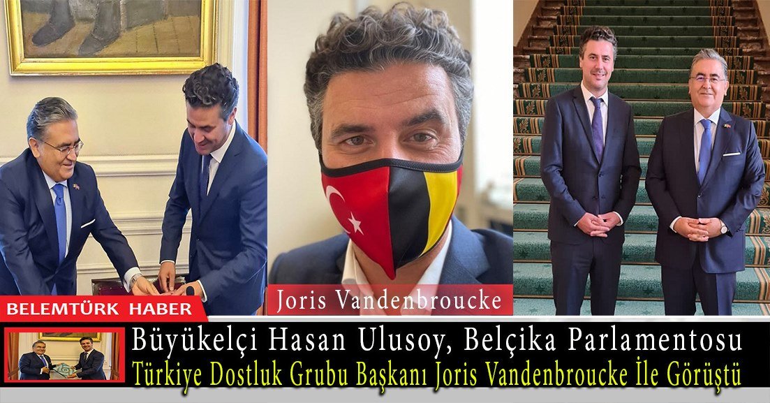 Büyükelçi Ulusoy, Belçika Parlamentosu Türkiye Dostluk Grubu Başkanı Joris Vandenbroucke İle görüştü.