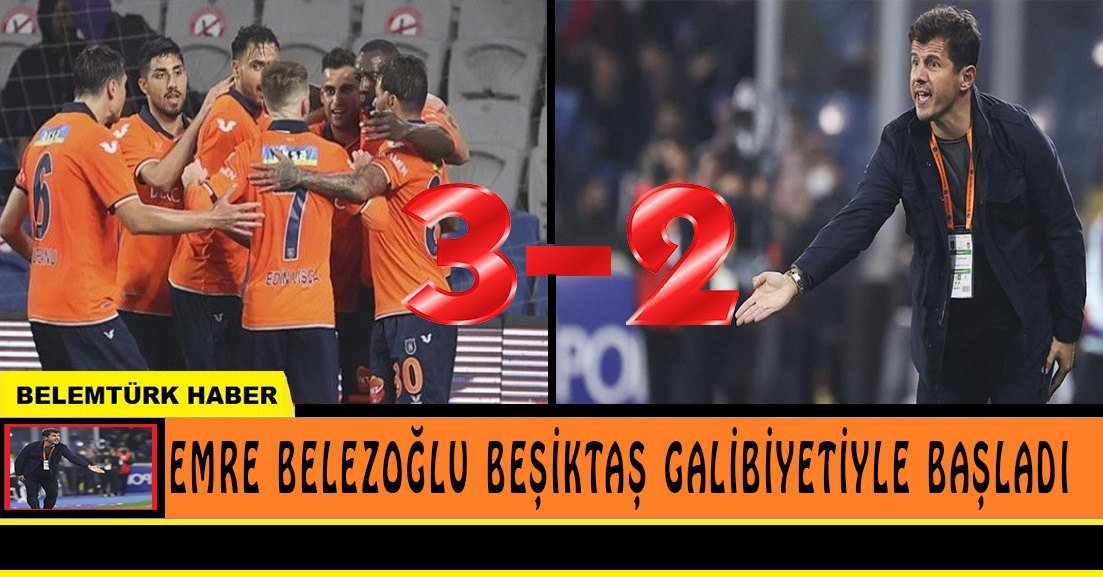 Emre Belözoğlu Beşiktaş galibiyetiyle başladı