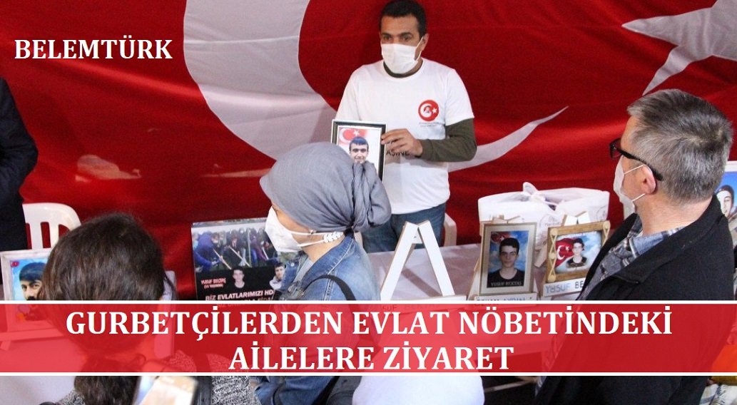 Gurbetçilerden Evlat Nöbetindeki Ailelere Ziyaret