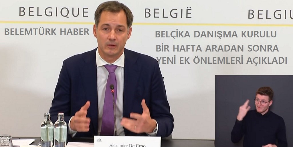 Belçika Danışma Kurulu geçen hafta sıkılaştırdığı koronavirüs önlemlerine yeni ek tedbirler ekledi.