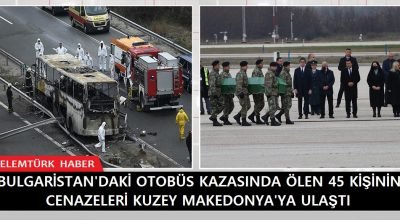 Bulgaristan’daki otobüs kazasında ölen 45 kişinin cenazeleri Kuzey Makedonya’ya ulaştı