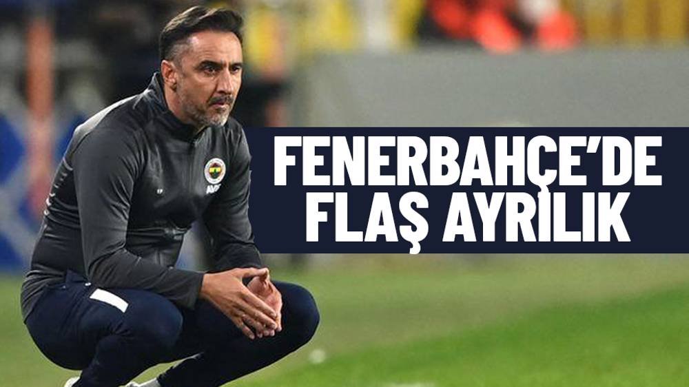 Fenerbahçe, teknik direktör Vitor Pereira ile yollarını ayırdı
