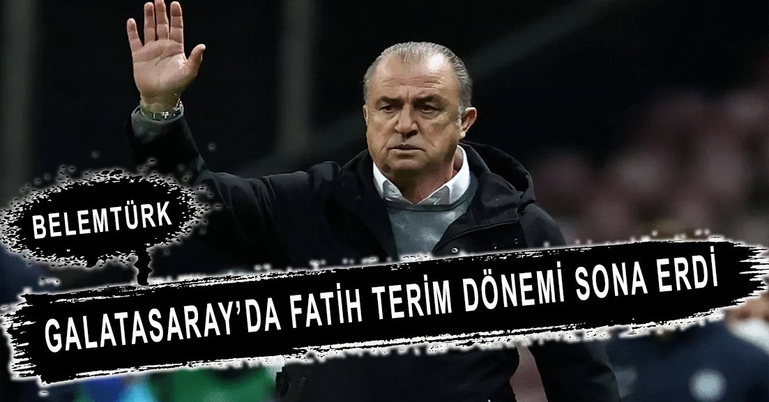 Galatasaray’da Fatih Terim dönemi sona erdi