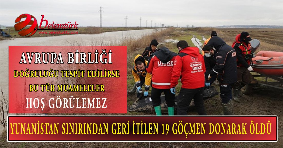 AB donarak ölen düzensiz göçmenlerle ilgili “Yunanistan ile temasta”