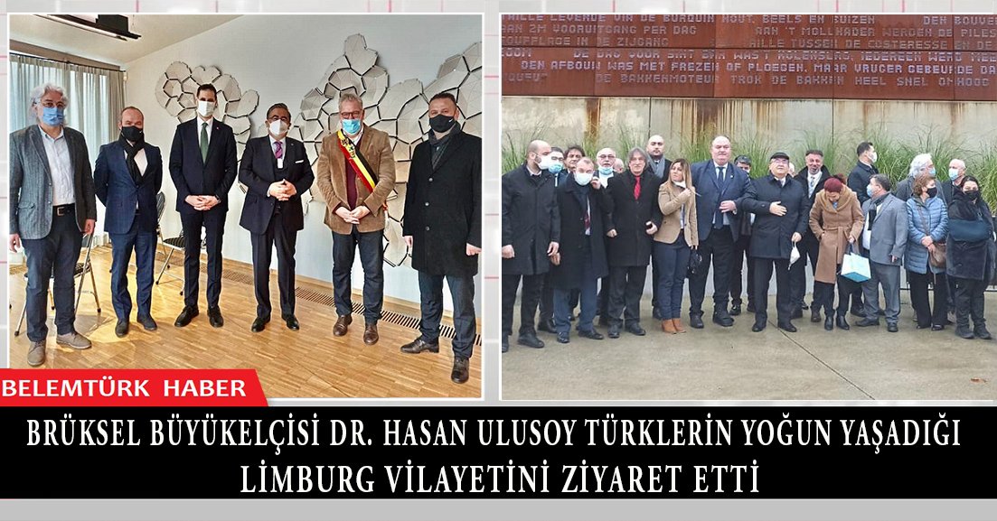 Brüksel Büyükelçisi Ulusoy, Türklerin yoğun yaşadığı Limburg vilayetini ziyaret etti