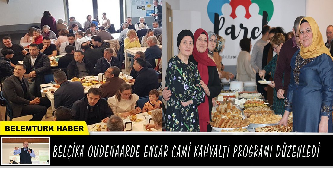 Belçika’da, Oudenaarde Ensar Cami kahvaltı programında farkını gösterdi