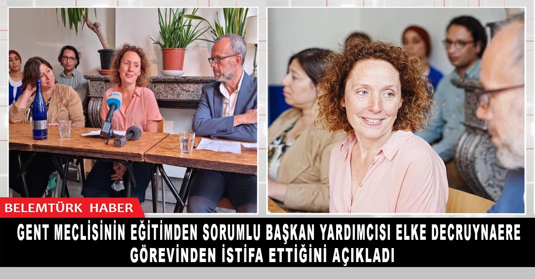 Gent’in eğitimden sorumlu belediye başkan yardımcısı Elke Decruynaere görevinden istifa etti.