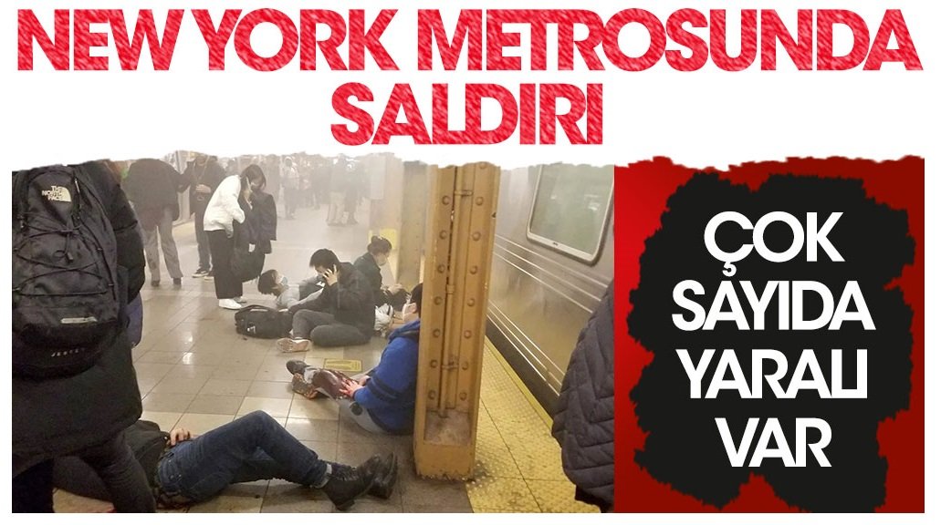 New York metrosunda saldırı : Çok sayıda yaralı var