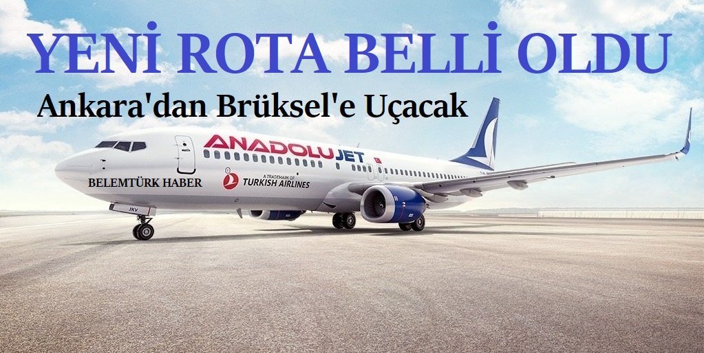 Anadolujet Ankara-Brüksel seferlerine başlamaya hazırlanıyor.