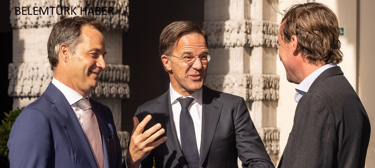 Hollanda Başbakanı Mark Rutte Belçika’nın Gent şehrini ziyaret etti.