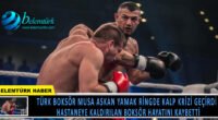 Türk boksör ringde kalp krizi geçirdi. Hastanede hayatını kaybetti.