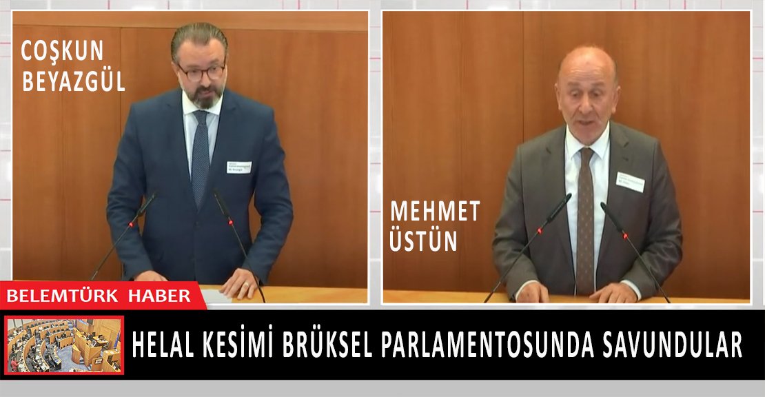 Brüksel Parlamentosunda Helal Kesimi  Savundular