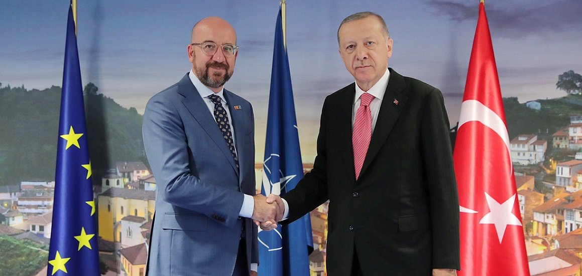 Cumhurbaşkanı Erdoğan, AB Konseyi Başkanı Michel ile görüştü