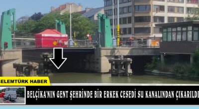 Belçika’nın Gent şehrinde bir erkek cesedi su kanalından çıkarıldı
