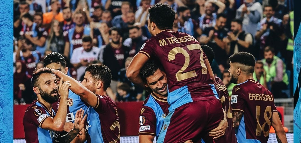 Trabzonspor’dan Avrupa’da ilk galibiyet