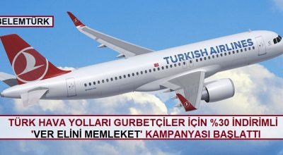 Türk Hava Yolları’ndan gurbetçilere yüzde 30 aile indirimi