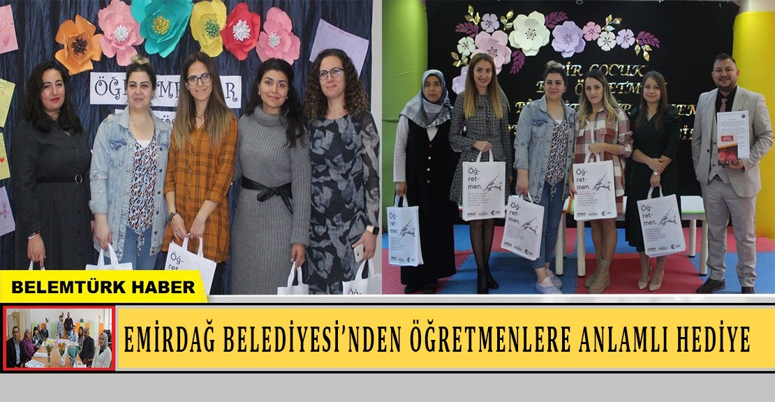 Emirdağ Belediyesi’nden Öğretmenlere Anlamlı Hediye