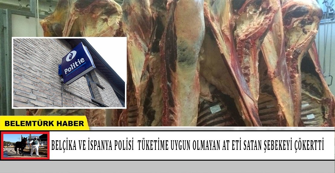 Belçika ve İspanya polisi tüketime uygun olmayan at eti satan şebekeyi çökertti