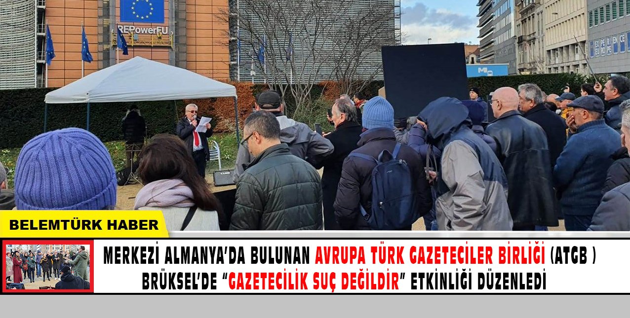 Brüksel’de “Gazetecilik Suç Değildir” etkinliği düzenlendi