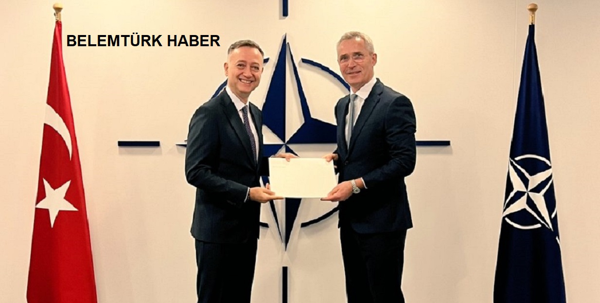 Yeni NATO Daimi Temsilcimiz Büyükelçi Levent Gümrükçü güven mektubunu sunarak göreve başladı