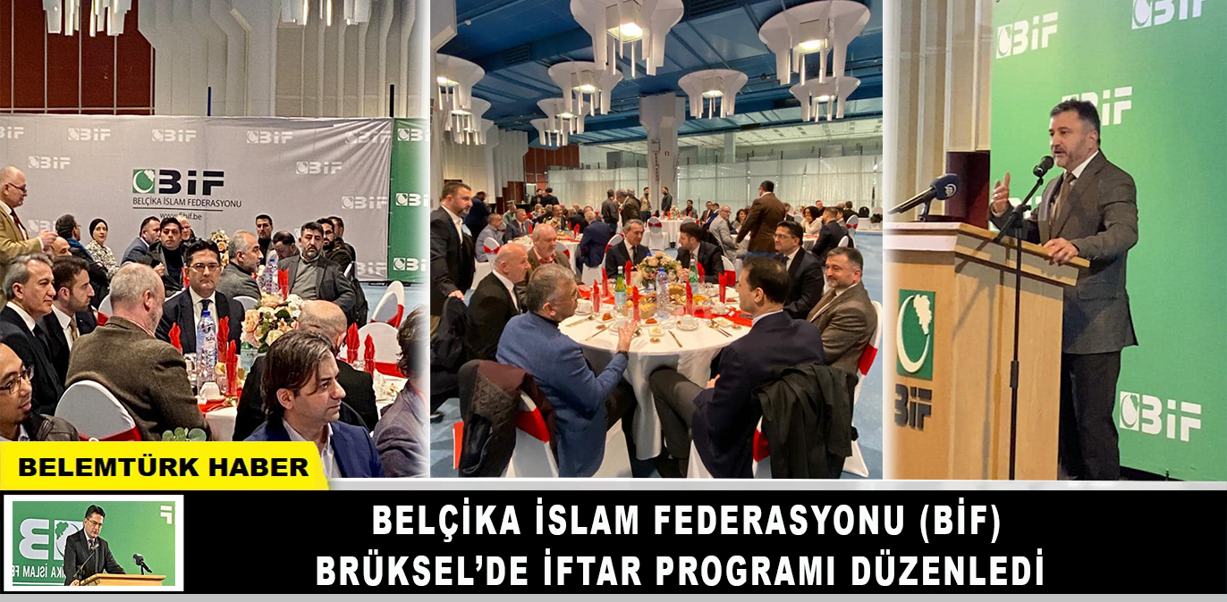 Belçika İslam Federasyonu Brüksel’de iftar programı düzenledi