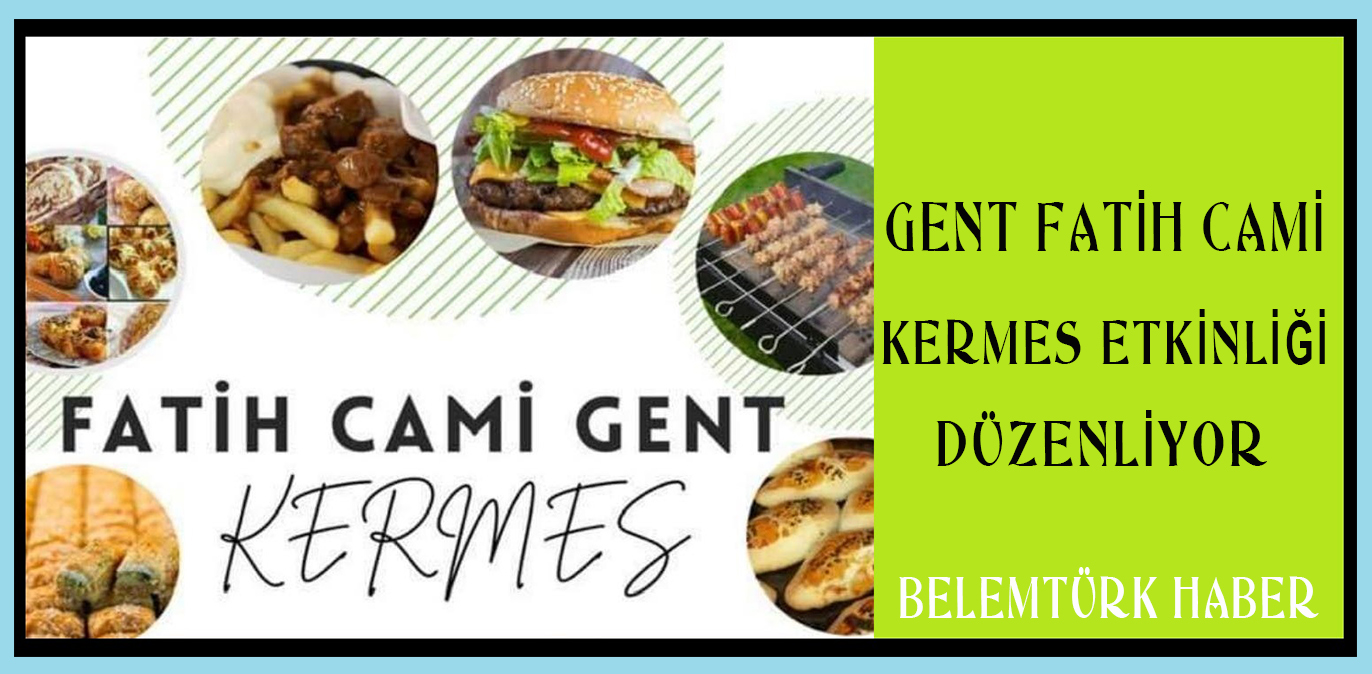 Gent Fatih Cami kermes etkinliği düzenliyor