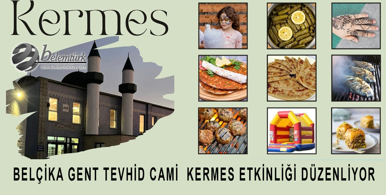 Belçika Gent Tevhid Cami kermes etkinliği düzenliyor