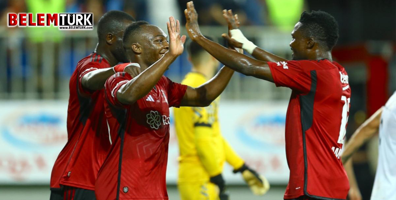 UEFA Avrupa Konferans Ligi’nde Beşiktaş, Azerbaycan ekibi Neftçi deplasmanında rahat kazandı